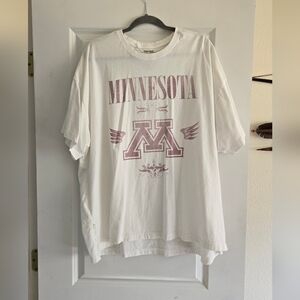 Minnesota Oversized White T-Shirt